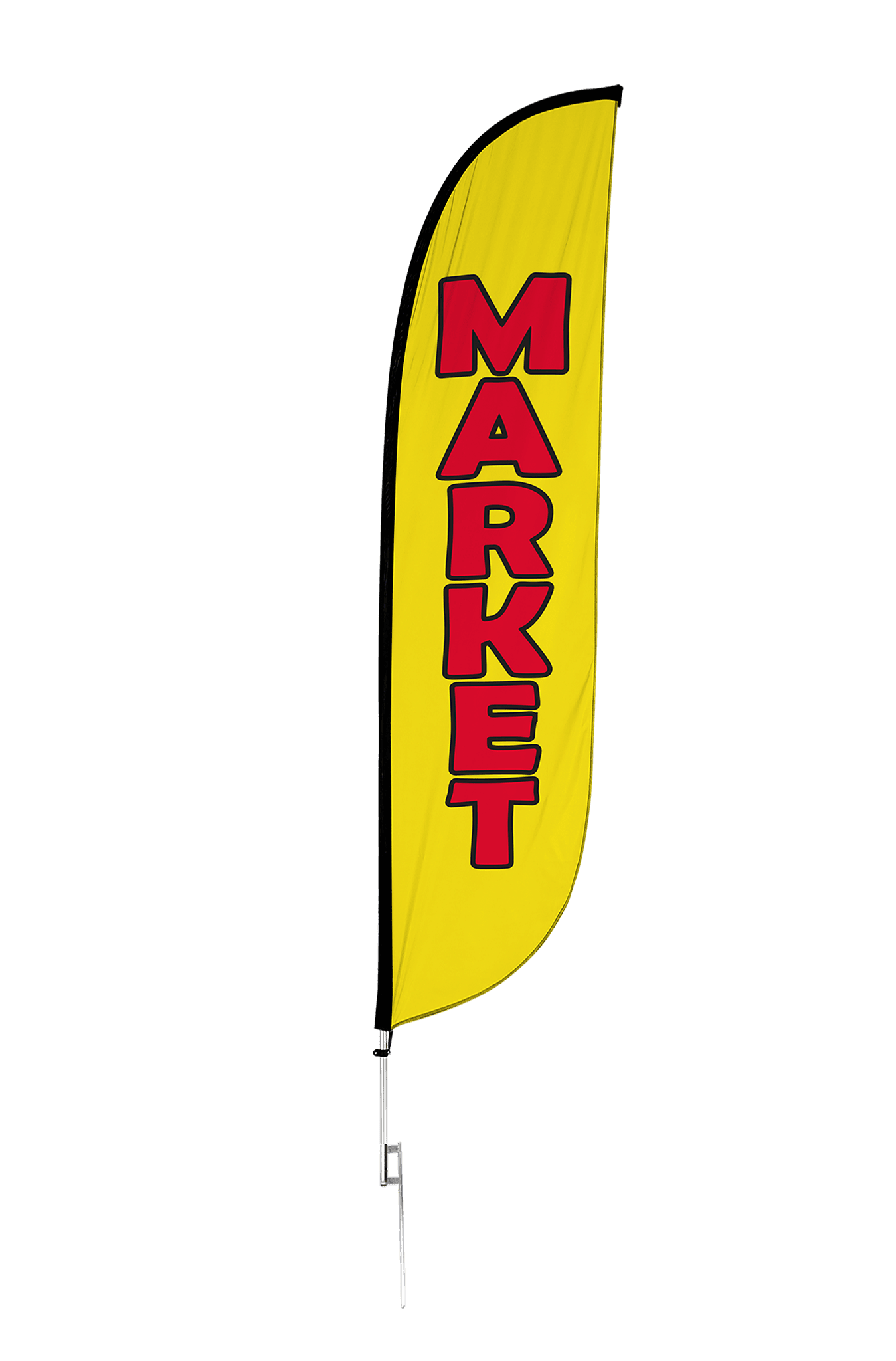 Market Feather Flag 