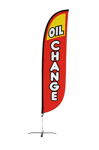 Oil Change Feather Flag 