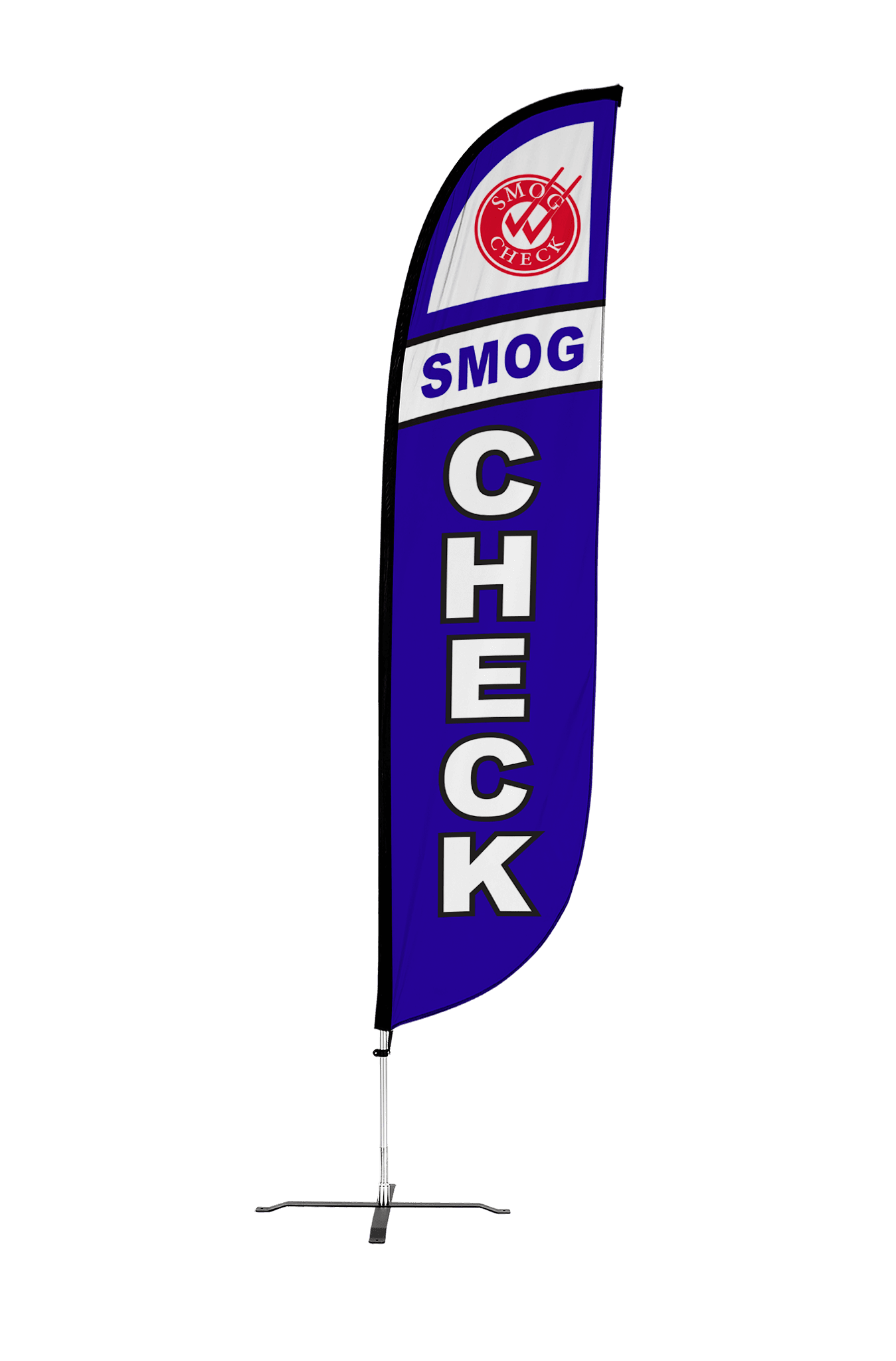Smog Check Feather Flag 
