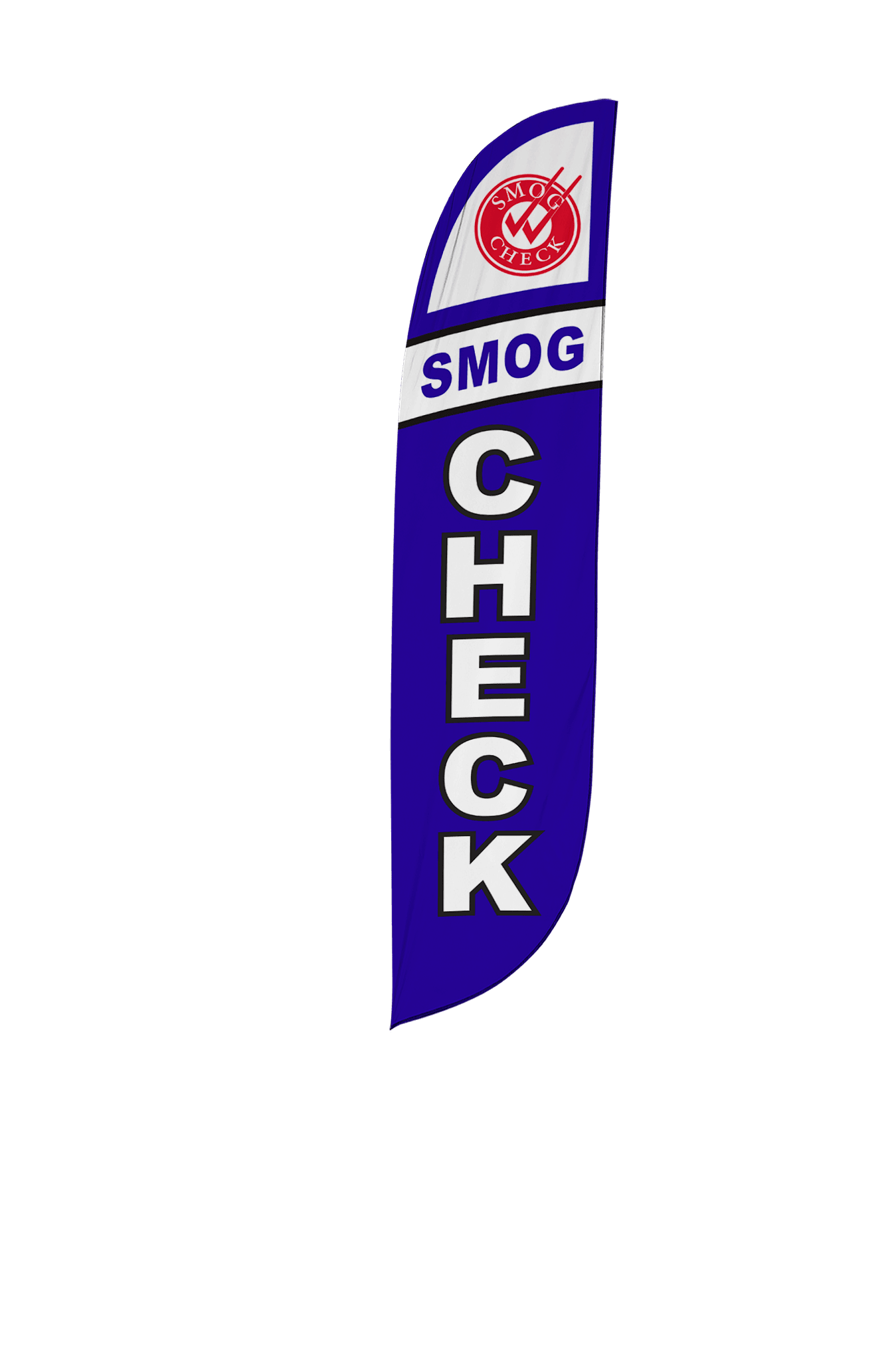 Smog Check Feather Flag 