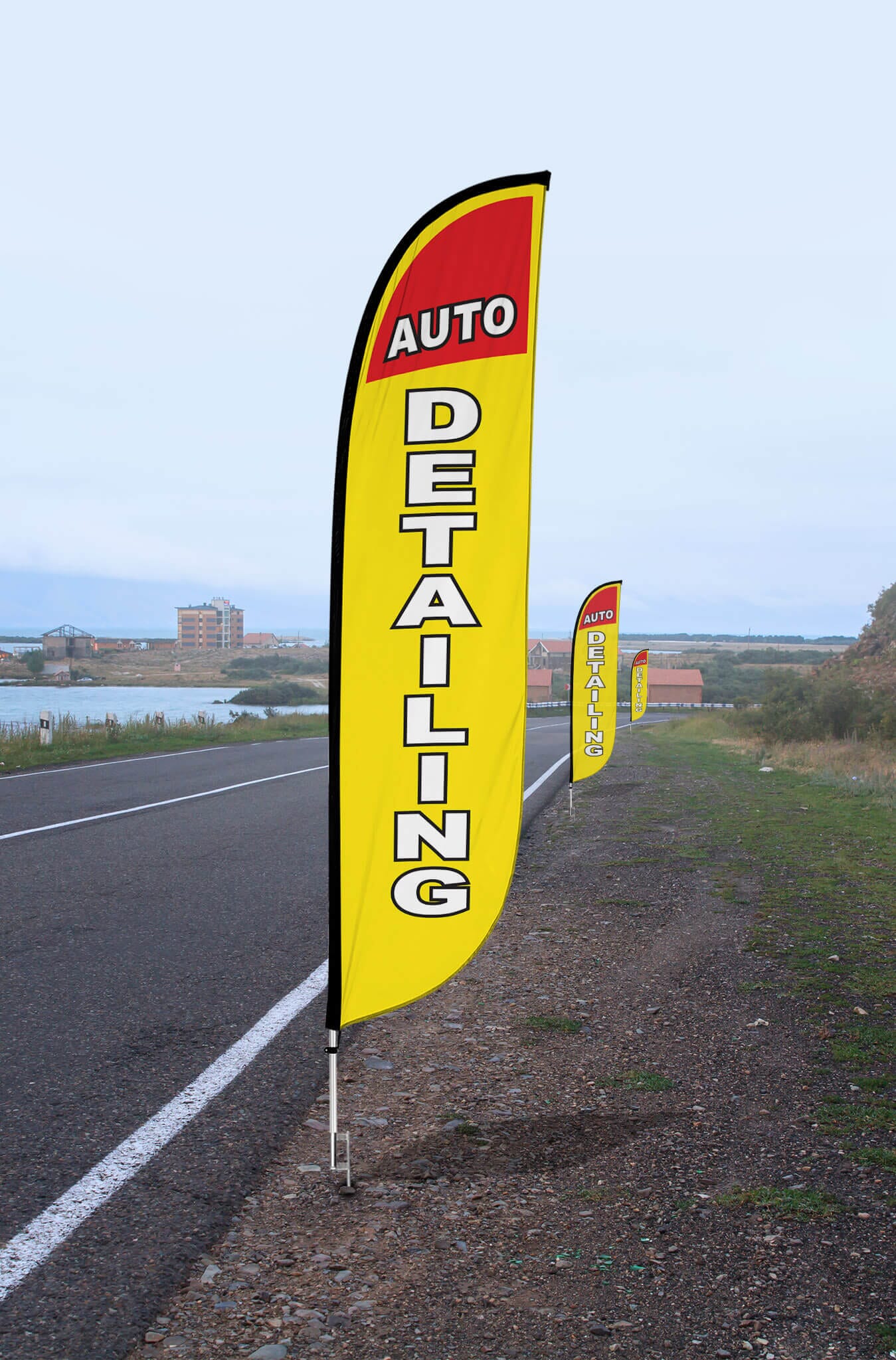 thumbnail image 2 of Custom Auto Detailing Interior/Exterior Advertising Vinyl Banner & Flag Sign – Choose Your Size 2 of 3