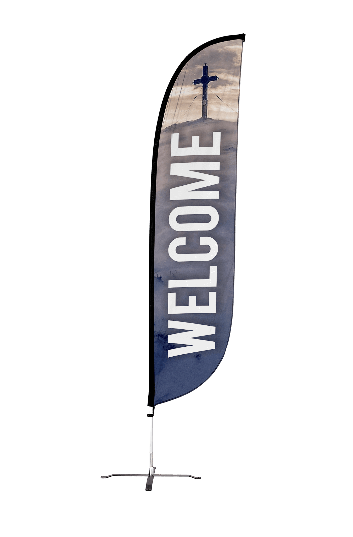 Welcome Church Feather Flag – LookOurWay