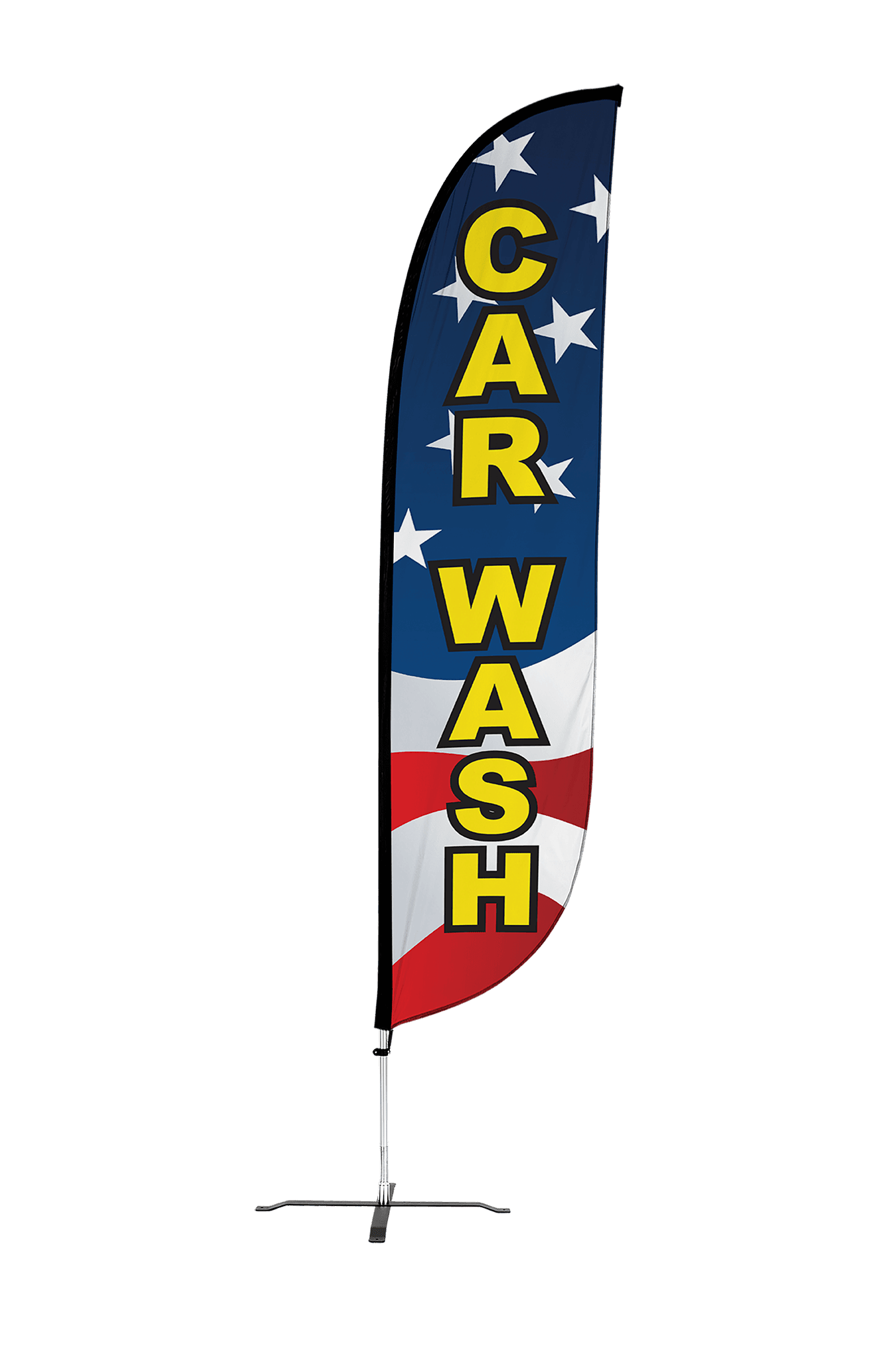 QSUM Car Wash Swooper Flag,7FT Car Wash Advertising Feather Flag QSUM Car Wash Swooper Flag,7FT Car Wash Advertising Feather Flag