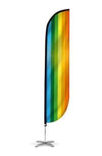 Rainbow Feather Flag 