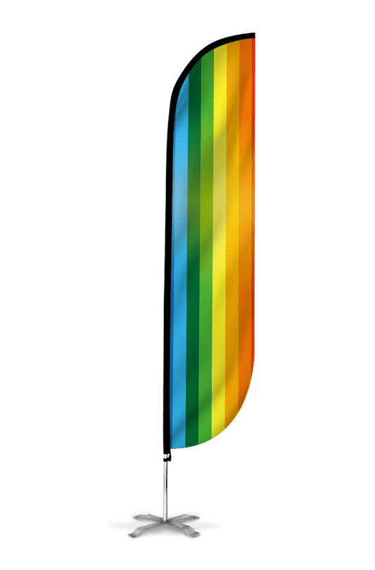 Rainbow Feather Flag 