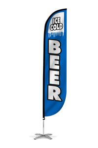 Ice Cold Beer Feather Flag 10M1200055