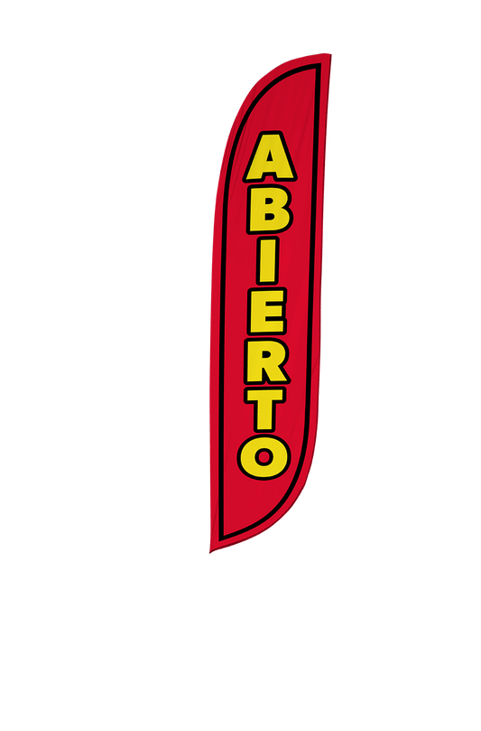 Abierto Feather Flag 