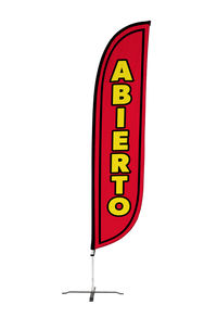 Abierto Feather Flag 10M1200095