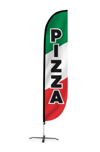 Pizza Feather Flag 