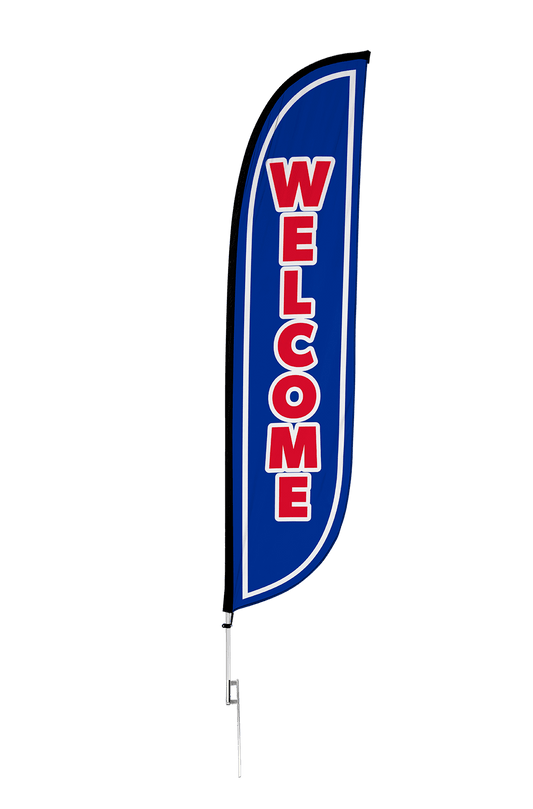 Welcome Feather Flag – LookOurWay