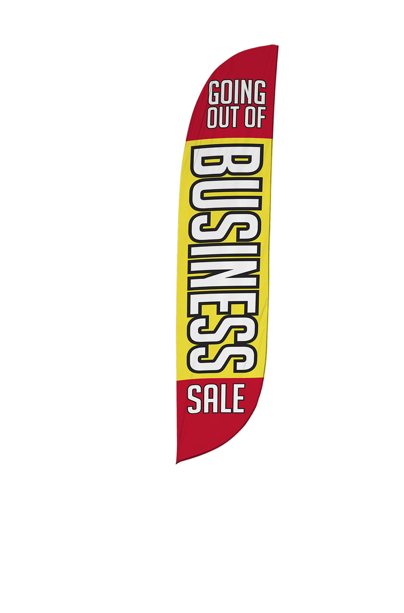 Going Out Of Business Sale Feather Flag 