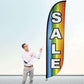 Sale Feather Flag Rainbow 