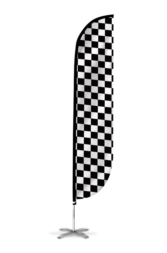 Checkered Color Feather Flag 10M1200061