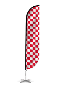 Checkered Color Feather Flag 10M1200294