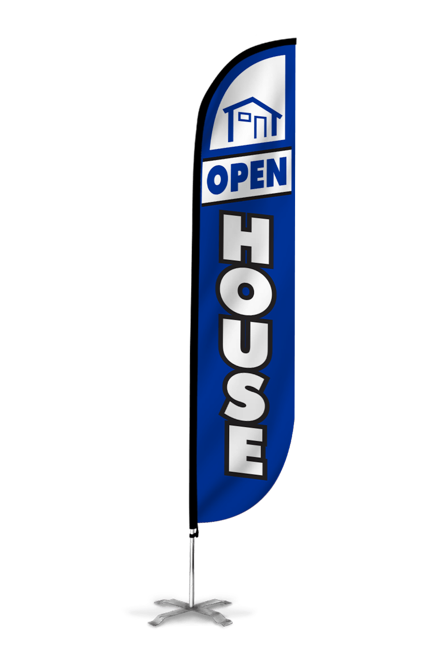 Open House Feather Flag – LookOurWay