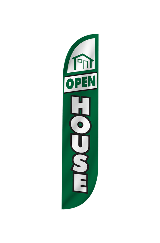 Open House Feather Flag 