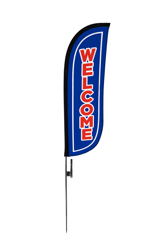 Welcome Feather Flag 
