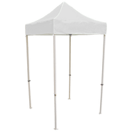 5ft x 5ft Pop Up Tent Canopy Top - White 10M5510001