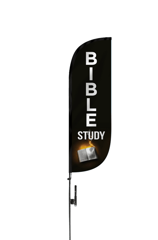 Bible Study Feather Flag 