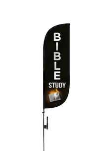 Bible Study Feather Flag 