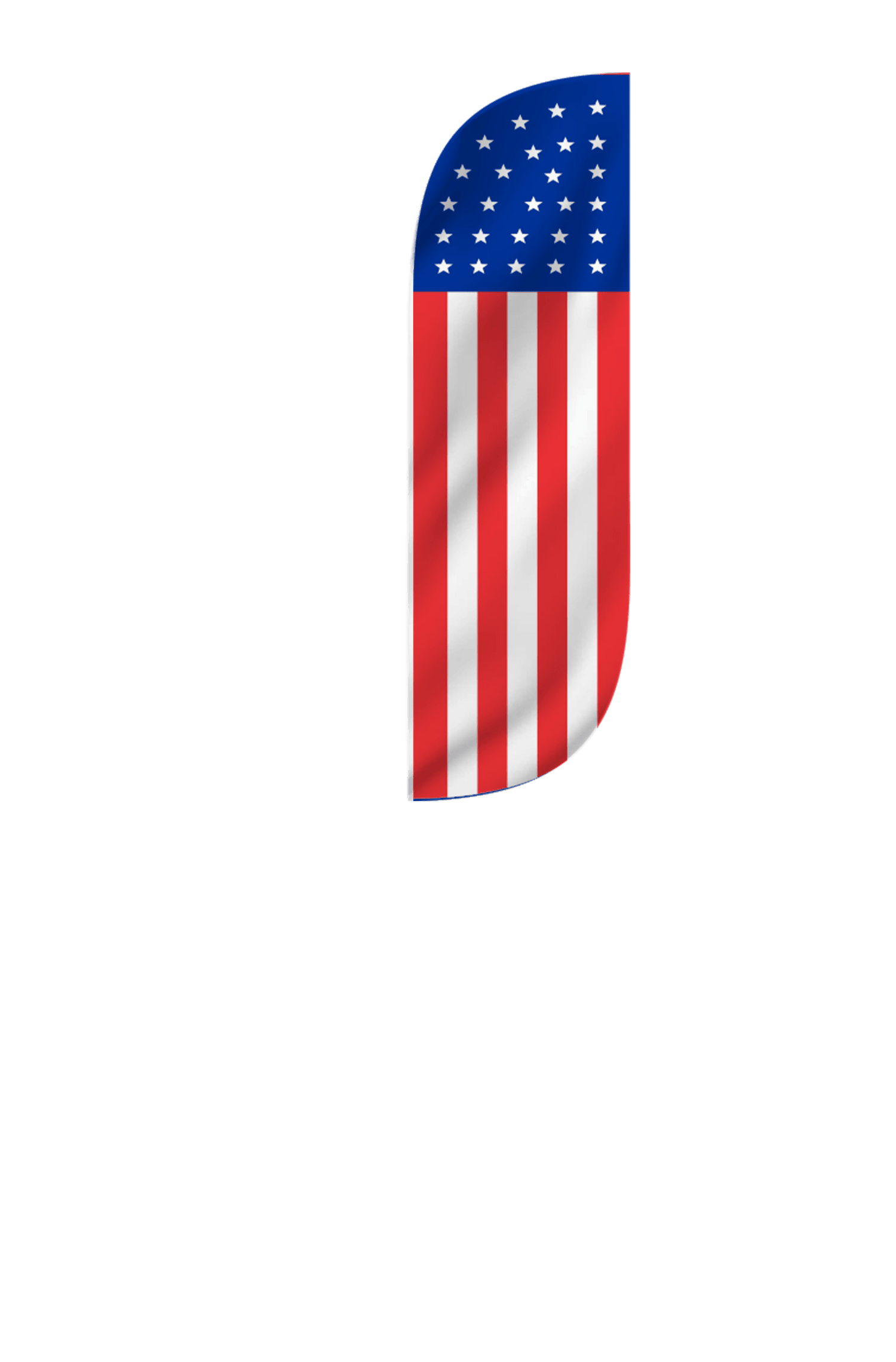 American Flag Feather Flag 