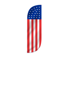 American Flag Feather Flag 
