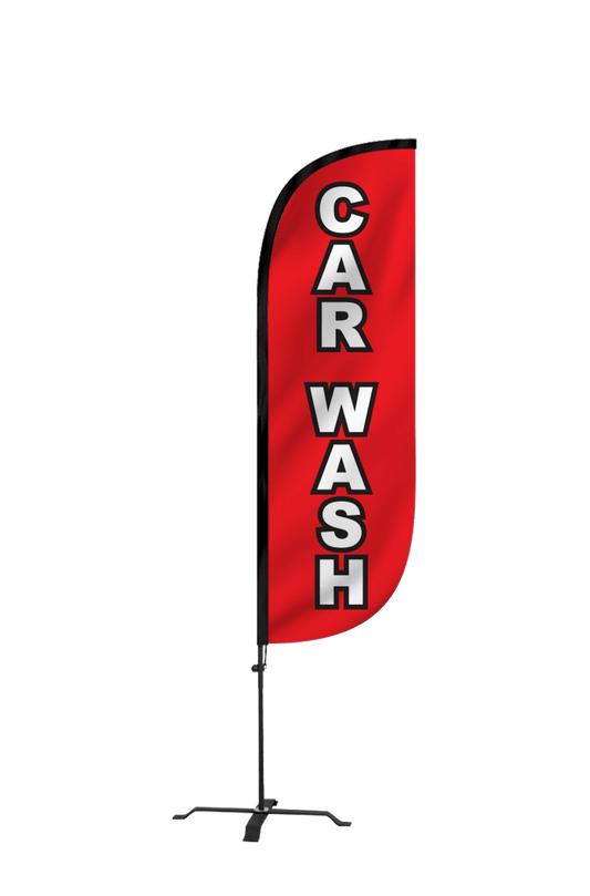 Car Wash Feather Flag 10M5000112