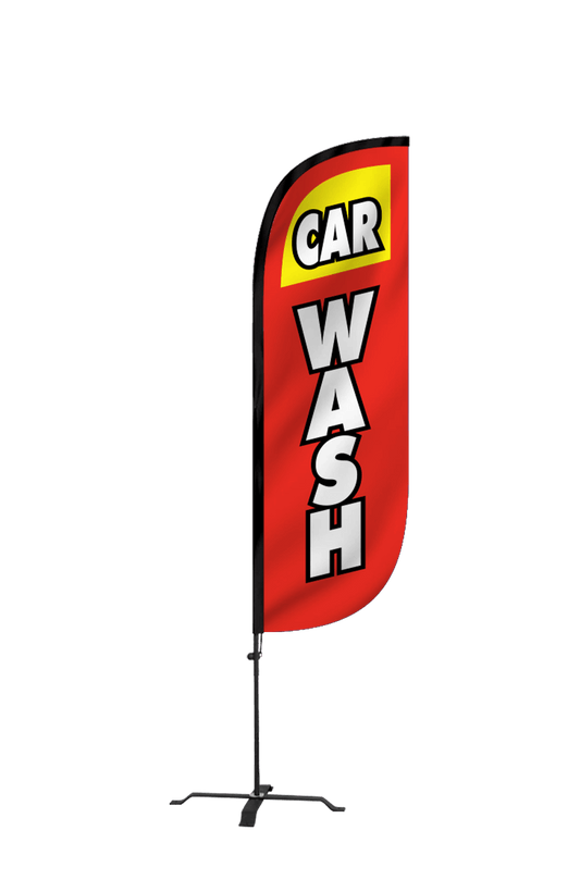 Car Wash Feather Flag 10M5000041