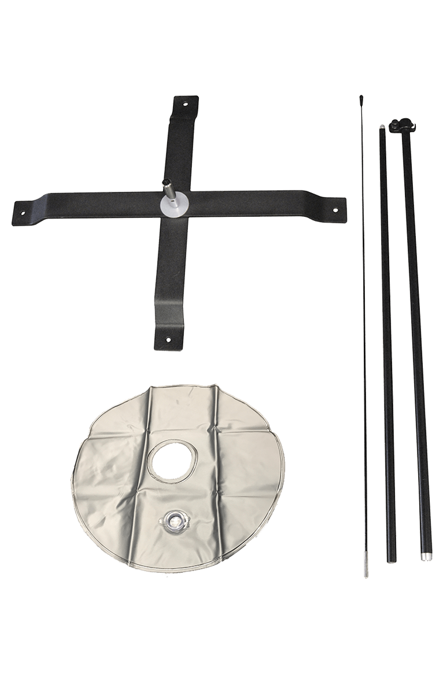 5ft Feather Flag Pole Set X-Stand & Water Bag Set 