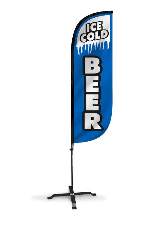 Ice Cold Beer Feather Flag 10M5000055