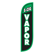 E-Cig Vapor Feather Flag 