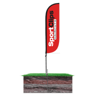 Sport Clips Feather Flag 
