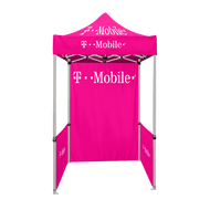 5ft x 5ft Pop Up Tent Canopy Top - T-Mobile - Pink 