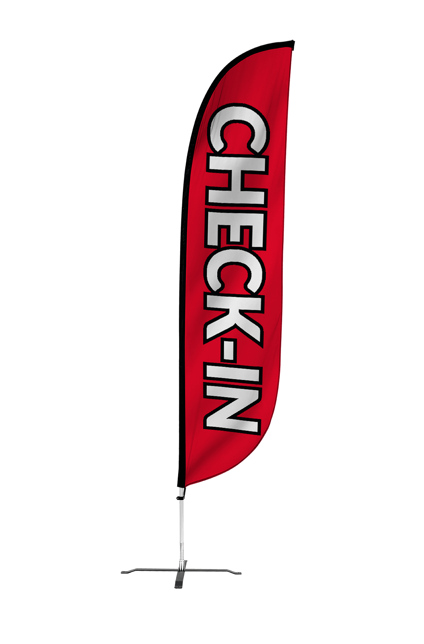 Volunteer Check Inflag Check-In Feather Flag – LookOurWay