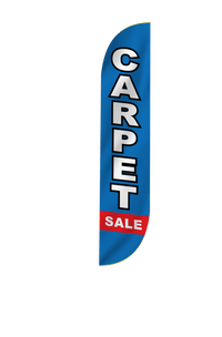 Carpet Sale Feather Flag Blue & Red 