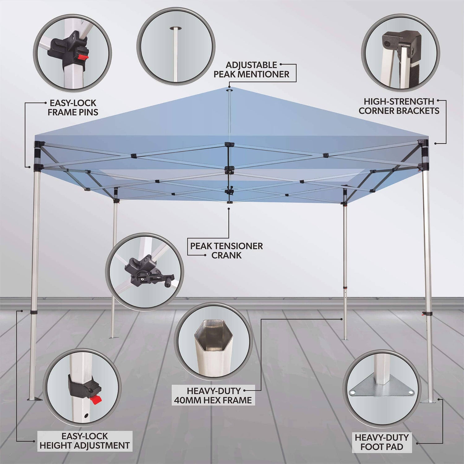 Custom Canopy Tent Everyday Platinum Package 