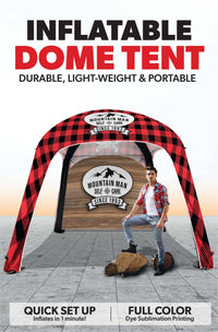 Custom Inflatable Dome Tent - Select Silver Package 