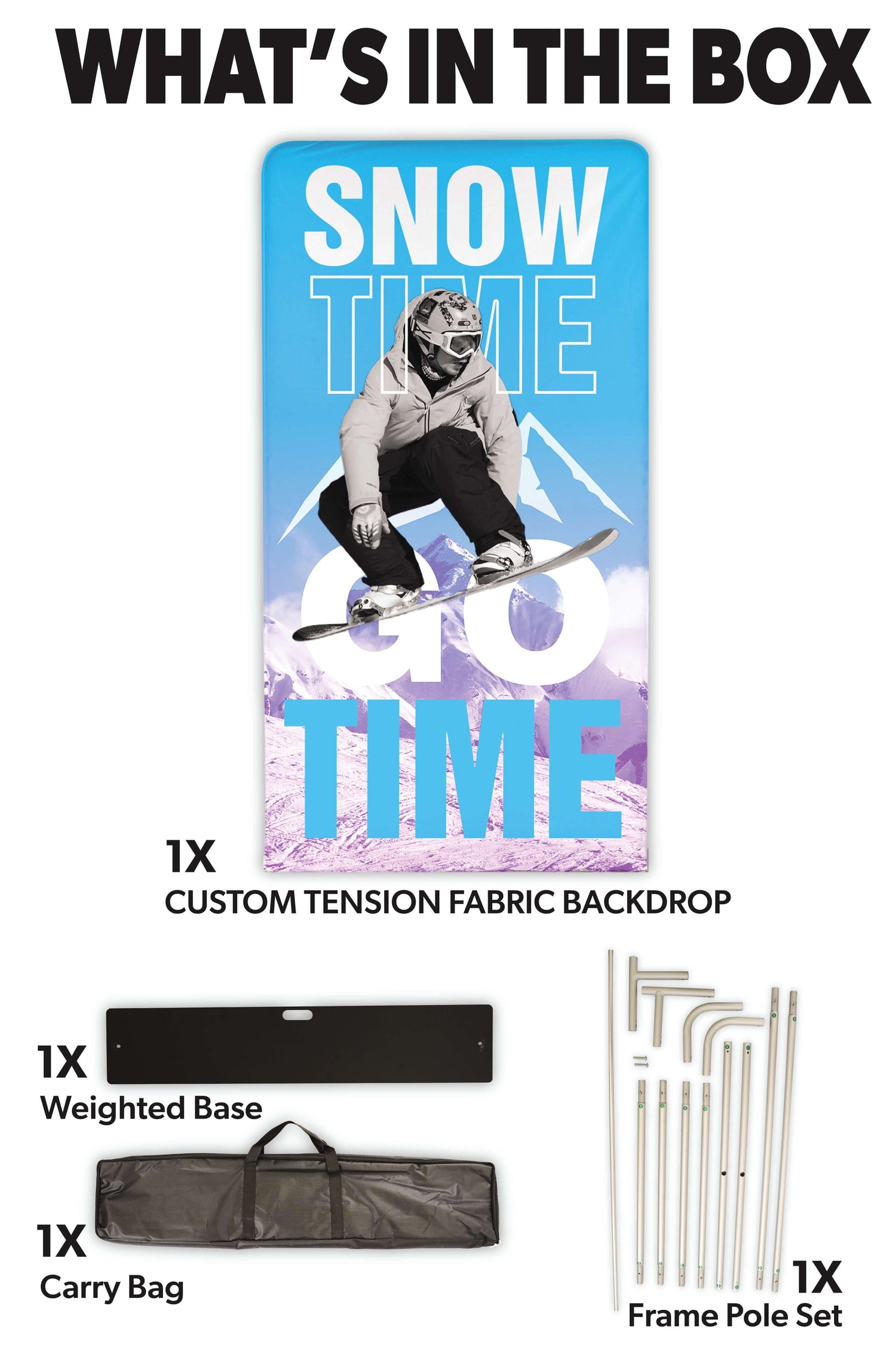 Custom Tension Fabric Banner Stand 