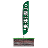 Dispensary Feather Flag 