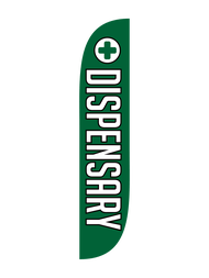 Dispensary Feather Flag