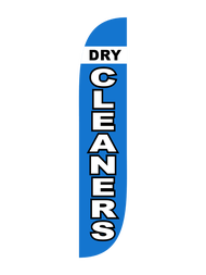 Dry Cleaners Feather Flag Blue 10M1200300
