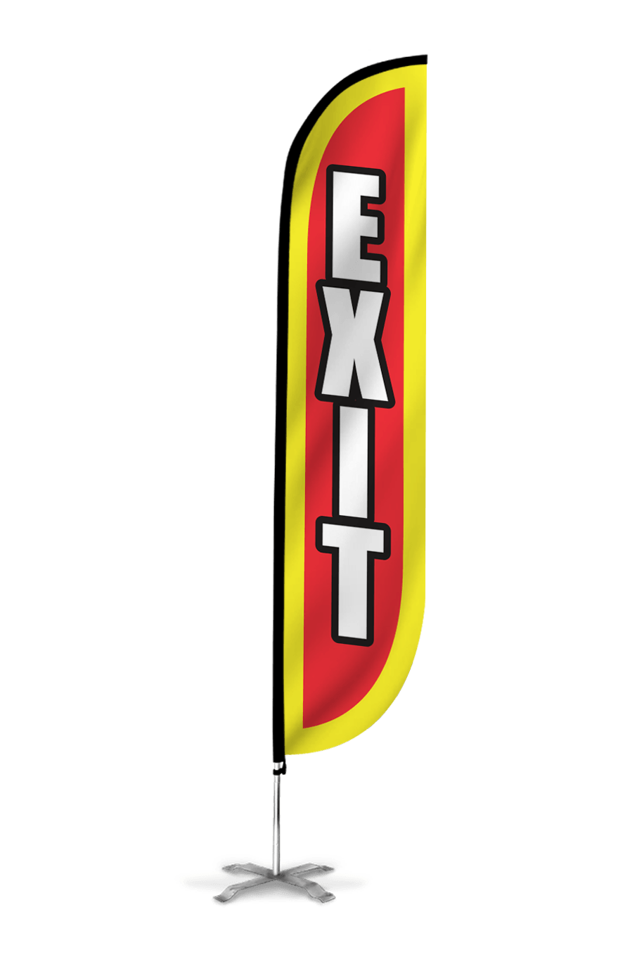 Exit Feather Flag 10M1200080