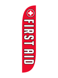 First Aid Feather Flag 10M1200245