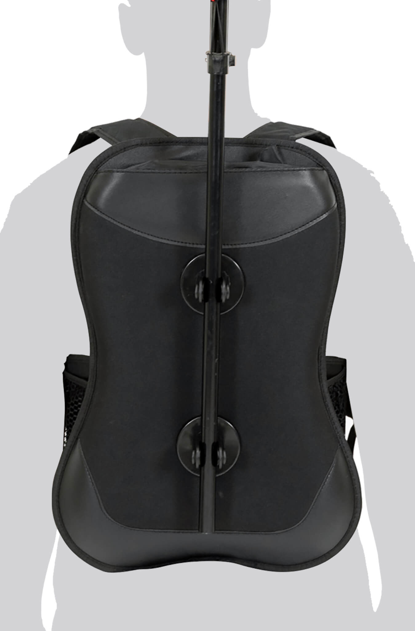 backpack flag holder leather Backpack Flag