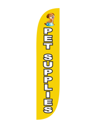 Pet Supplies Feather Flag Yellow 10M1200115