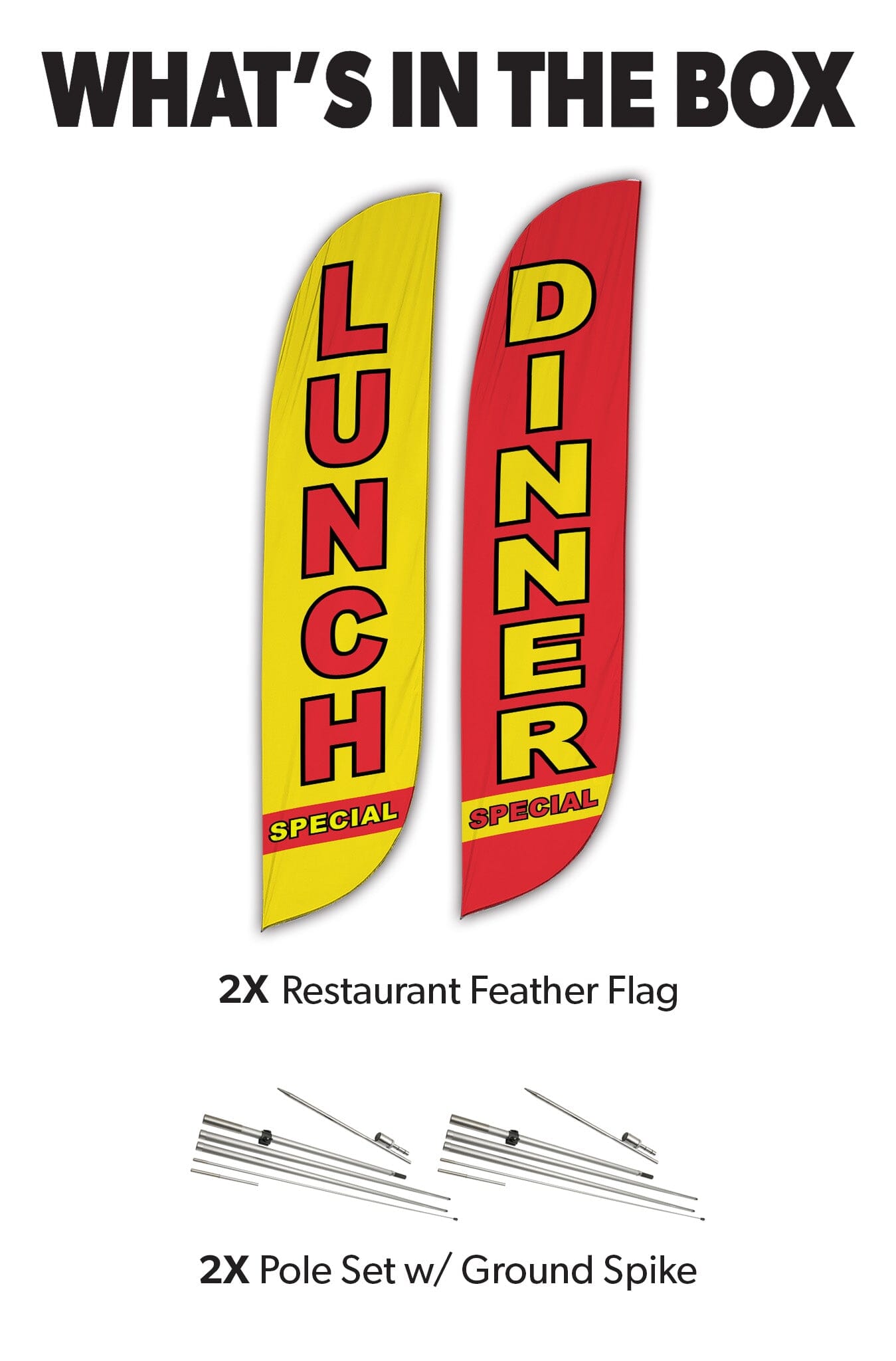 Now Open Swooper Flutter Feather Advertising Flag Kit Open Sign We're Open Rd/Yw Now Open Swooper Flutter Feather Advertising Flag Kit Open Sign We're Open Rd/Yw