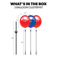 Reusable Vinyl Balloon Cluster Kit 