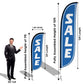 Sale Feather Flag - Variety 3-Pack w/ Ground Spike Pole Set 