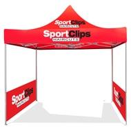 SportClips Red - Side Wall Set - 10'x10' 10M1010219SW