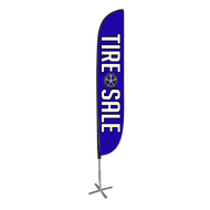 Sale Full Curve Windless Swooper Flag Sale Flag RD/YW Sale Full Curve Windless Swooper Flag Sale Flag RD/YW